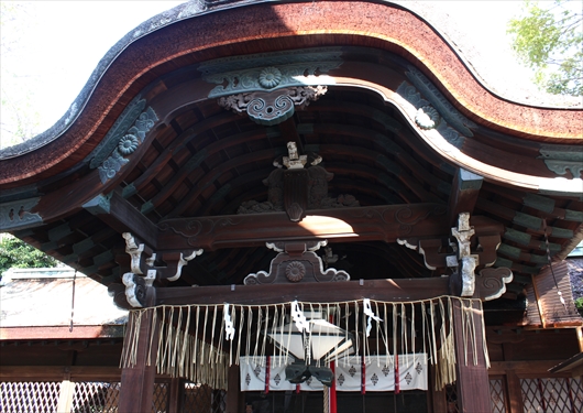 下御霊神社拝殿