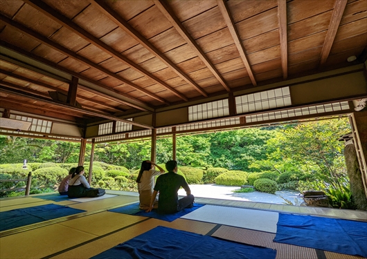 詩仙堂の庭園(新緑)