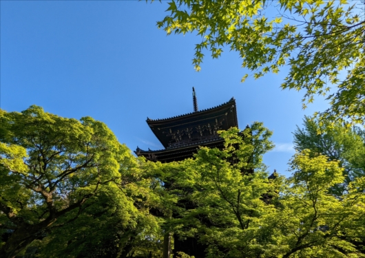 真如堂の三重塔