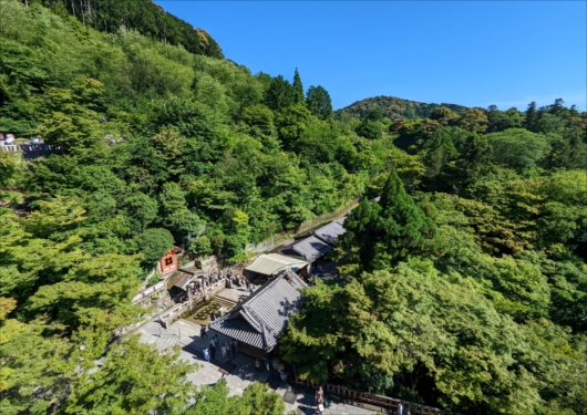 清水寺の舞台からの景色