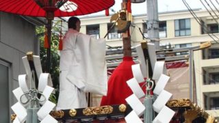 祇園祭山鉾巡業中の太子山