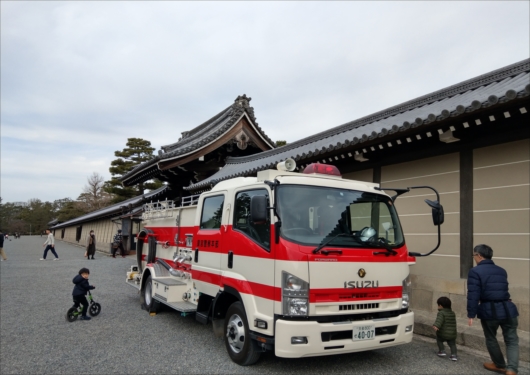 京都御所皇宮警察消防車