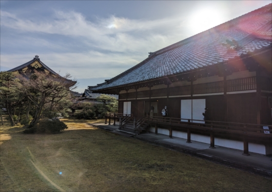 東本願寺の白書院の京の冬の旅