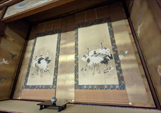 東本願寺の白書院の掛け軸