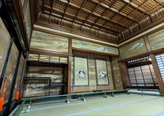 東本願寺の白書院の障壁画