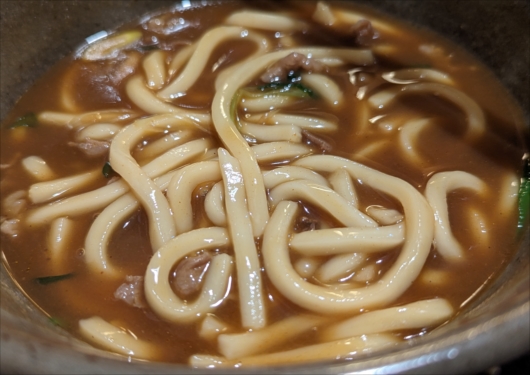 めん房やまもとカレーうどん麺