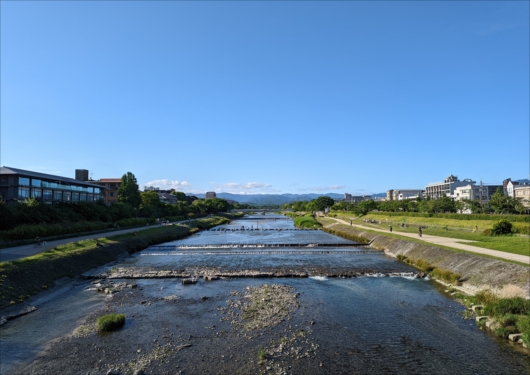 鴨川(二条大橋近く)