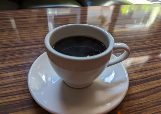 喫茶マドラグのホットコーヒー