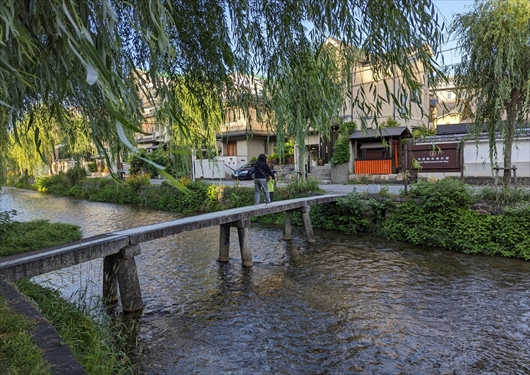 白川の一本橋(行者橋、阿闍梨橋)