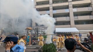 役行者山の護摩焚き