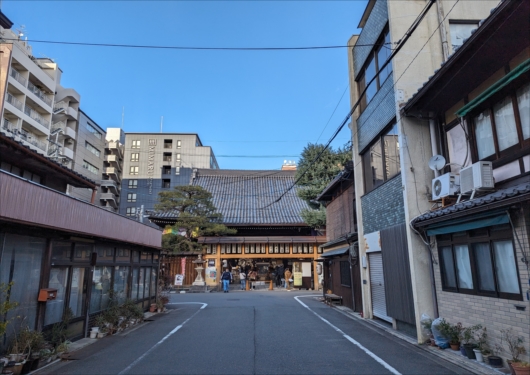 因幡堂(平等寺)参道